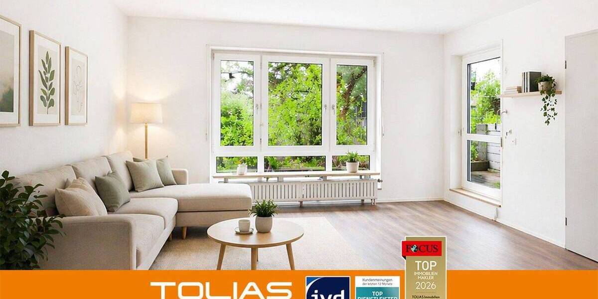Terrassenwohnung Esslingen am Neckar Stadtmitte - 2 Zimmer, 42 m&sup2;, 165.000&euro; | Angebot:26410314