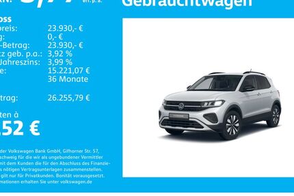 VW T-Cross 4.173 km 23.430 &euro; Stuttgart-Wangen 70188