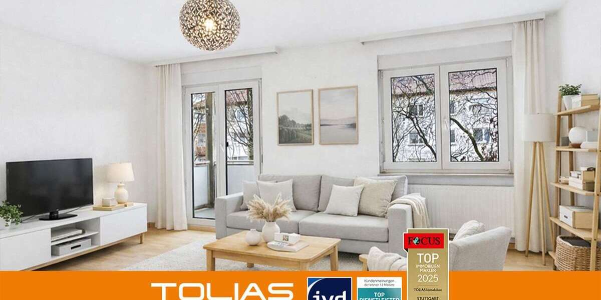 Etagenwohnung Fellbach - 3 Zimmer, 60 m&sup2;, 250.000&euro; | Angebot:25431360