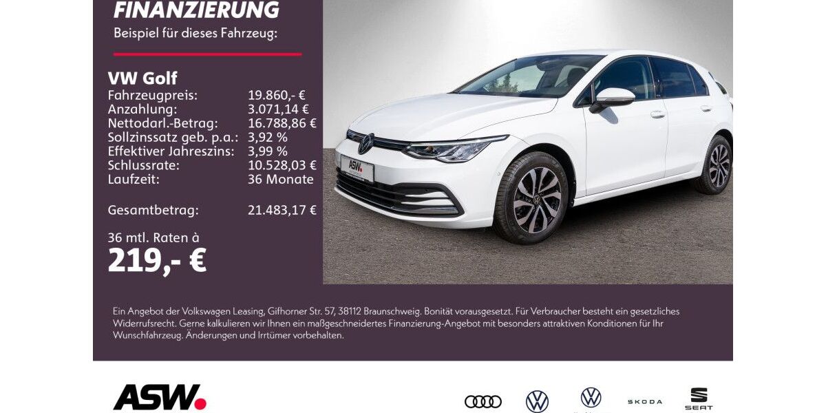 VW Golf 41.200 km 19.860 &euro; Weinsberg 74189