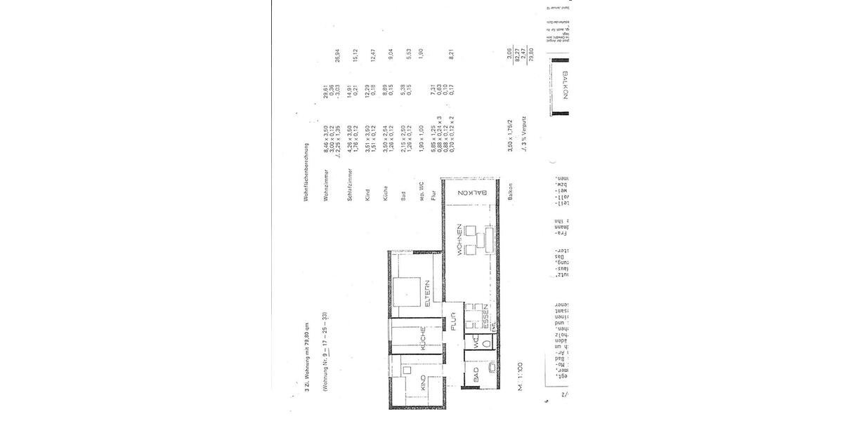 Etagenwohnung Heimsheim - 3 Zimmer, 80 m&sup2;, 235.000&euro; | Angebot:27550932