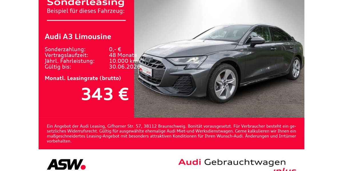 Audi A3 20.800 km 32.860 &euro; Heilbronn 74074