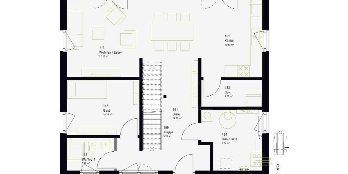 Einfamilienhaus Vaihingen an der Enz - 5 Zimmer, 154 m&sup2;, 689.000&euro; | Angebot:25666385