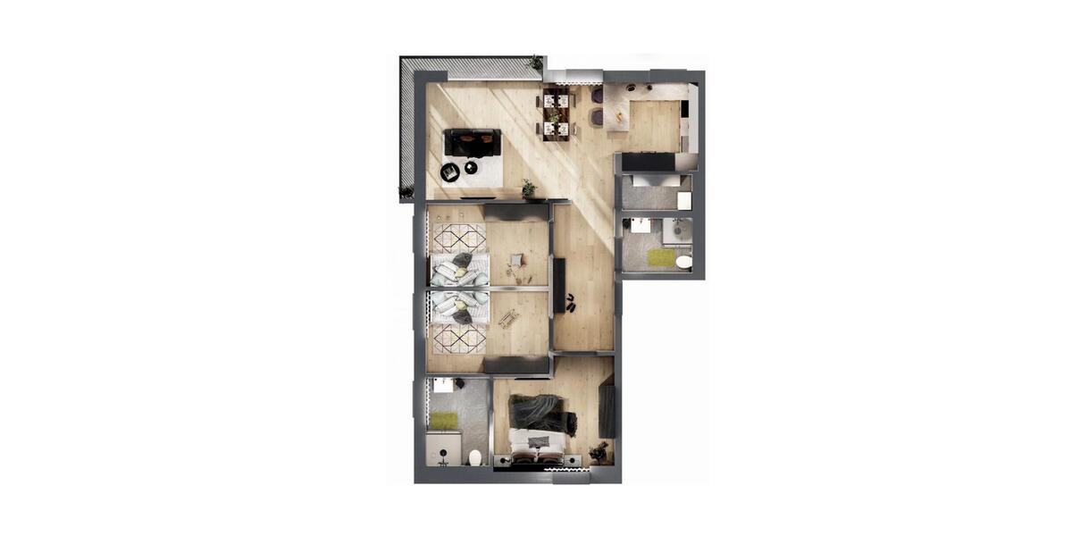 Etagenwohnung Vaihingen an der Enz - 4.5 Zimmer, 99 m&sup2;, 1.790&euro; | Angebot:27580479