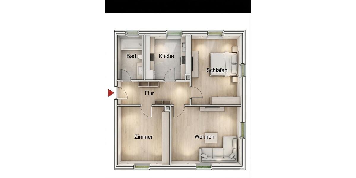 Hochparterre Weinsberg - 3 Zimmer, 74 m&sup2;, 271.000&euro; | Angebot:25856701