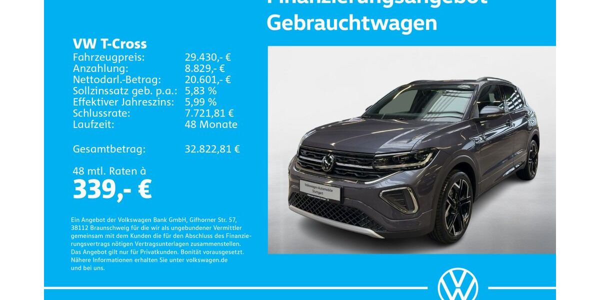 VW T-Cross 1.505 km 28.930 &euro; Stuttgart-Feuerbach 70469
