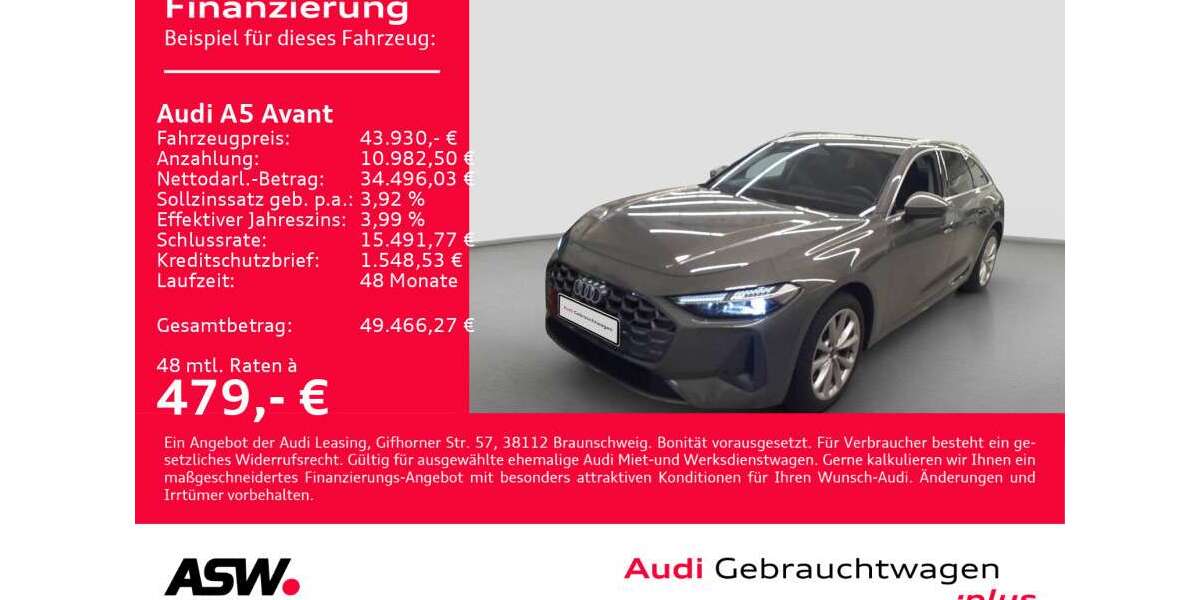 Audi A5 17.100 km 43.930 &euro; Heilbronn 74074