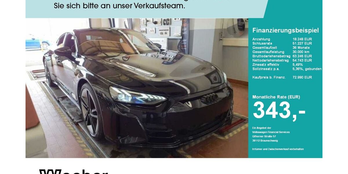 Audi RS e-tron GT 34.201 km 72.990 &euro; Leonberg 71229