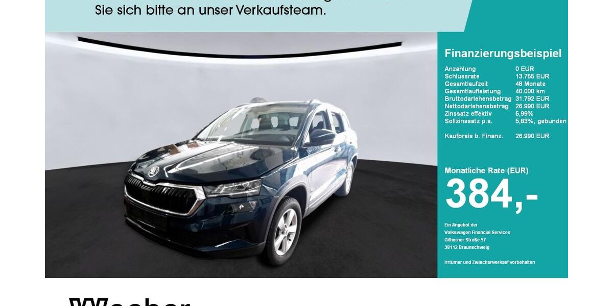 Skoda Karoq 31.087 km 26.550 &euro; Leonberg 71229