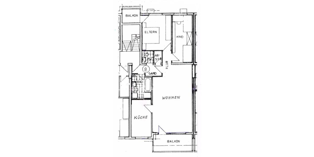 Etagenwohnung Freiberg am Neckar - 3 Zimmer, 95 m&sup2;, 1.150&euro; | Angebot:27544833