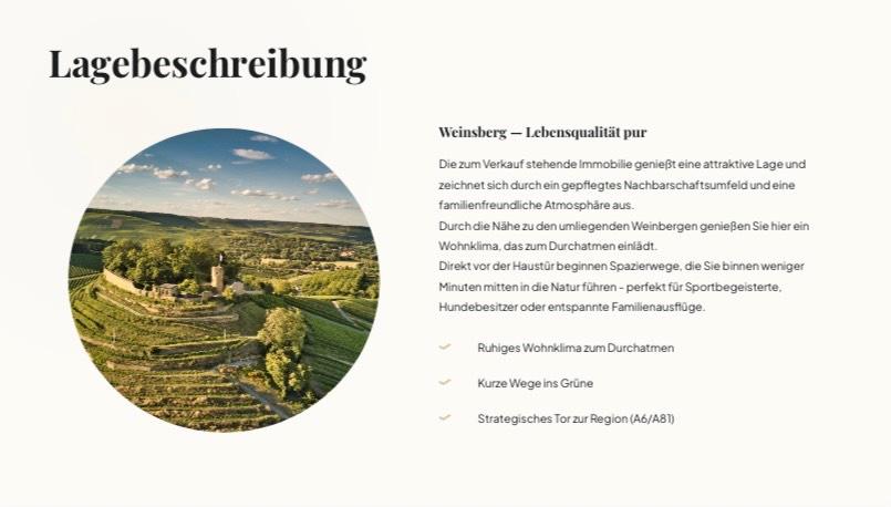 Einfamilienhaus Weinsberg - 7 Zimmer, 160 m&sup2;, 550.000&euro; | Angebot:26523069