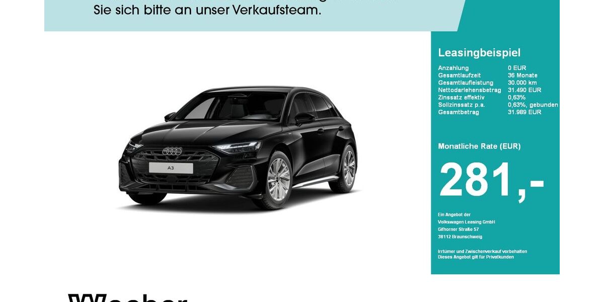 Audi A3 26.166 km 29.480 &euro; Leonberg 71229