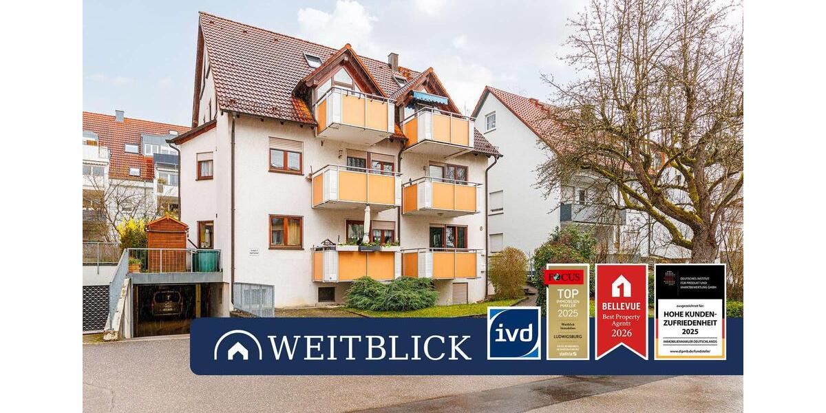 Maisonettenwohnung Ludwigsburg Hoheneck - 3.5 Zimmer, 70 m&sup2;, 990&euro; | Angebot:25923412