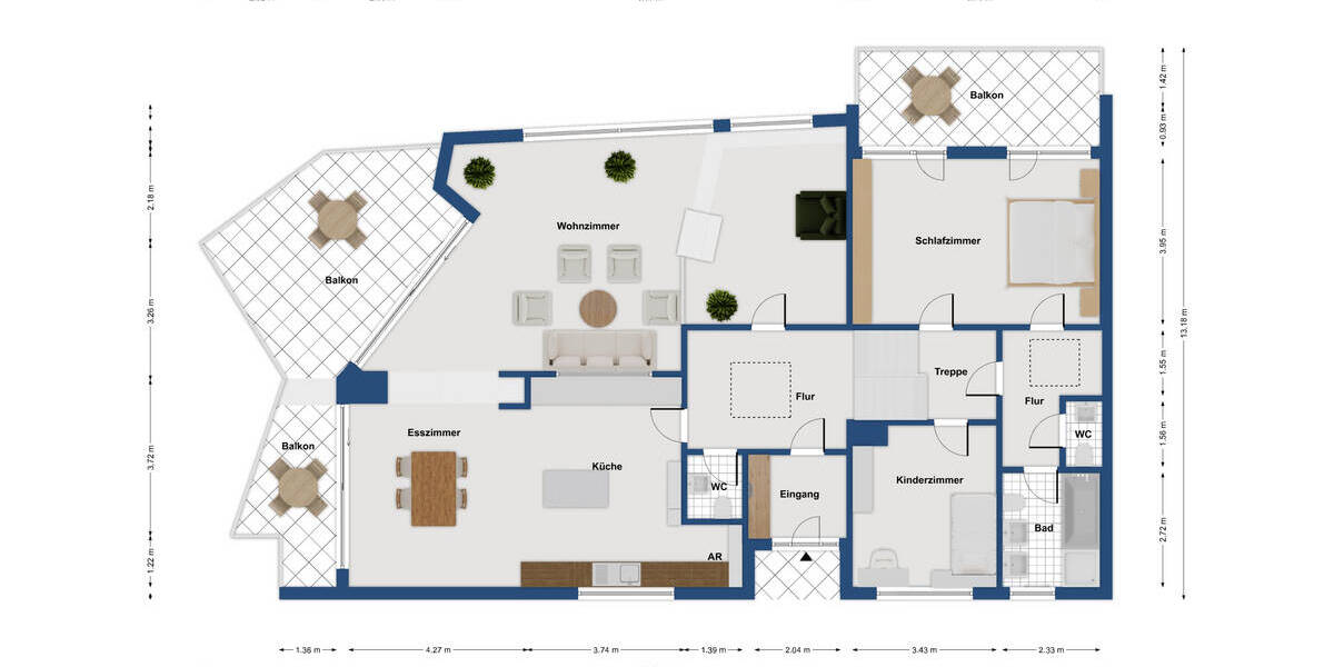 Etagenwohnung Bietigheim-Bissingen Bietigheim - 5 Zimmer, 230 m&sup2;, 736.250&euro; | Angebot:26037293