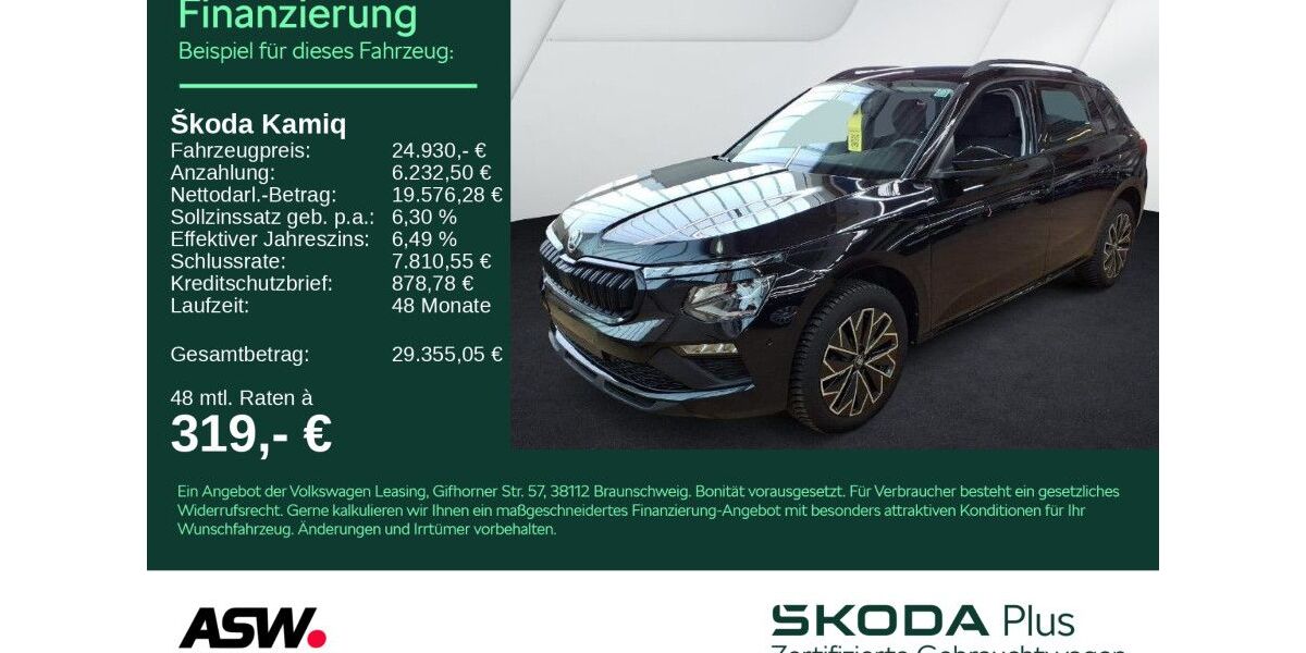 Skoda Kamiq 23.800 km 24.930 &euro; Heilbronn 74076