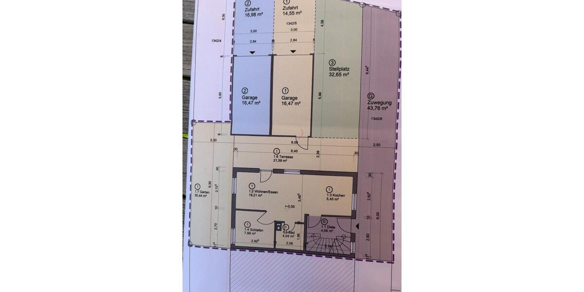 Erdgeschoßwohnung Asperg - 2 Zimmer, 41 m&sup2;, 199.000&euro; | Angebot:26564554