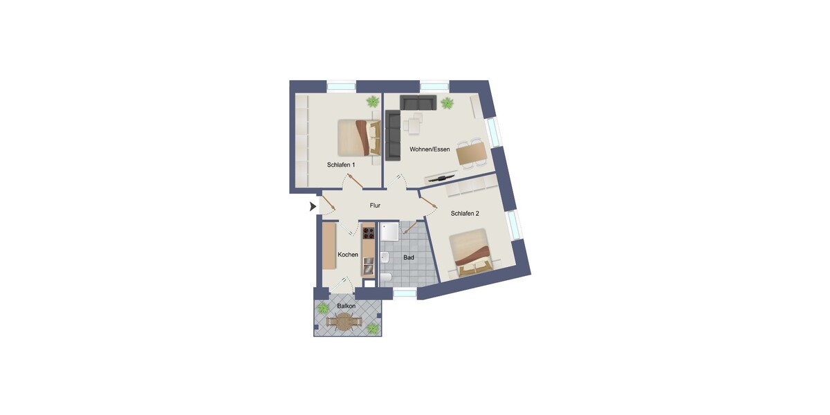 Modernes Wohnen in Mettingen – Helle 3-Zimmer-Wohnung mit Neubauflair - 3- Esslingen am Neckar / Mettingen Mettingen | Angebot:26897479