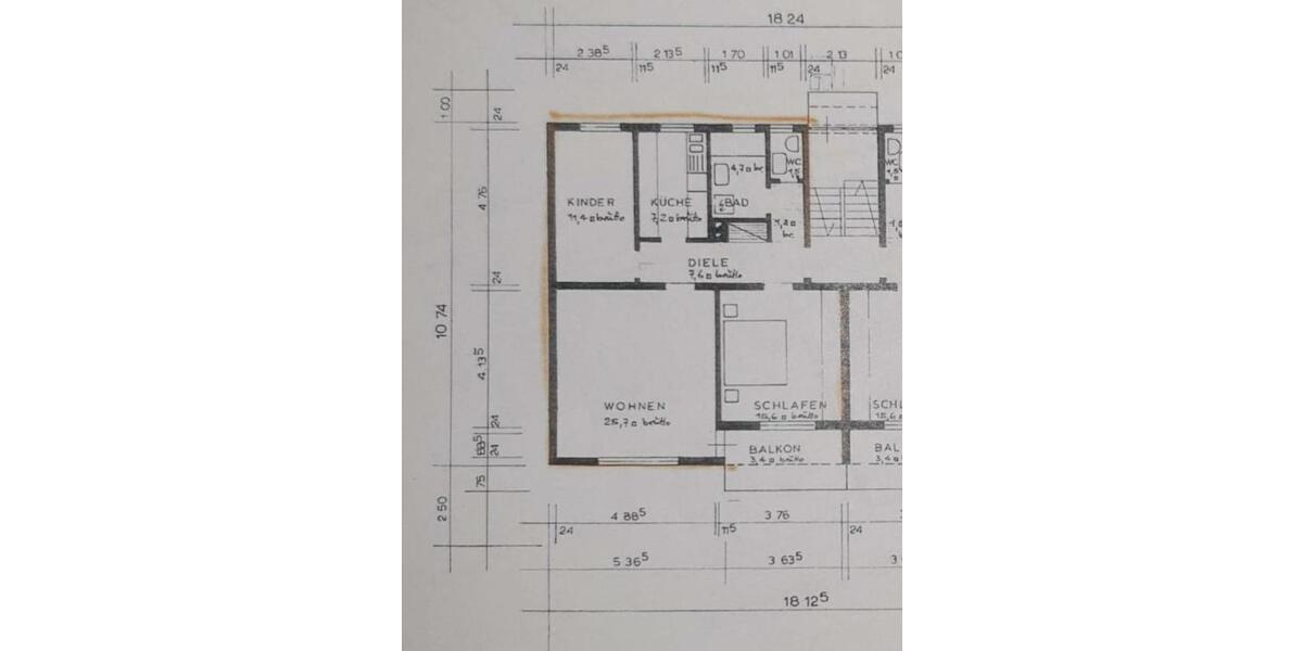 Etagenwohnung Vaihingen an der Enz - 3 Zimmer, 72 m&sup2;, 850&euro; | Angebot:23982917