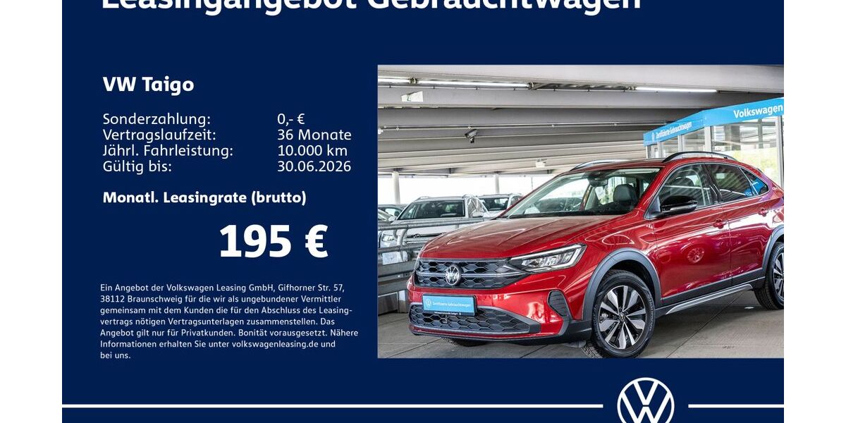 VW Taigo 6.015 km 19.230 &euro; Stuttgart-Wangen 70188