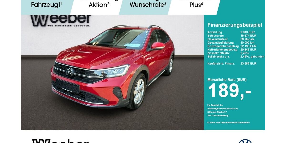 VW Taigo 1.705 km 23.689 &euro; Weil der Stadt 71263