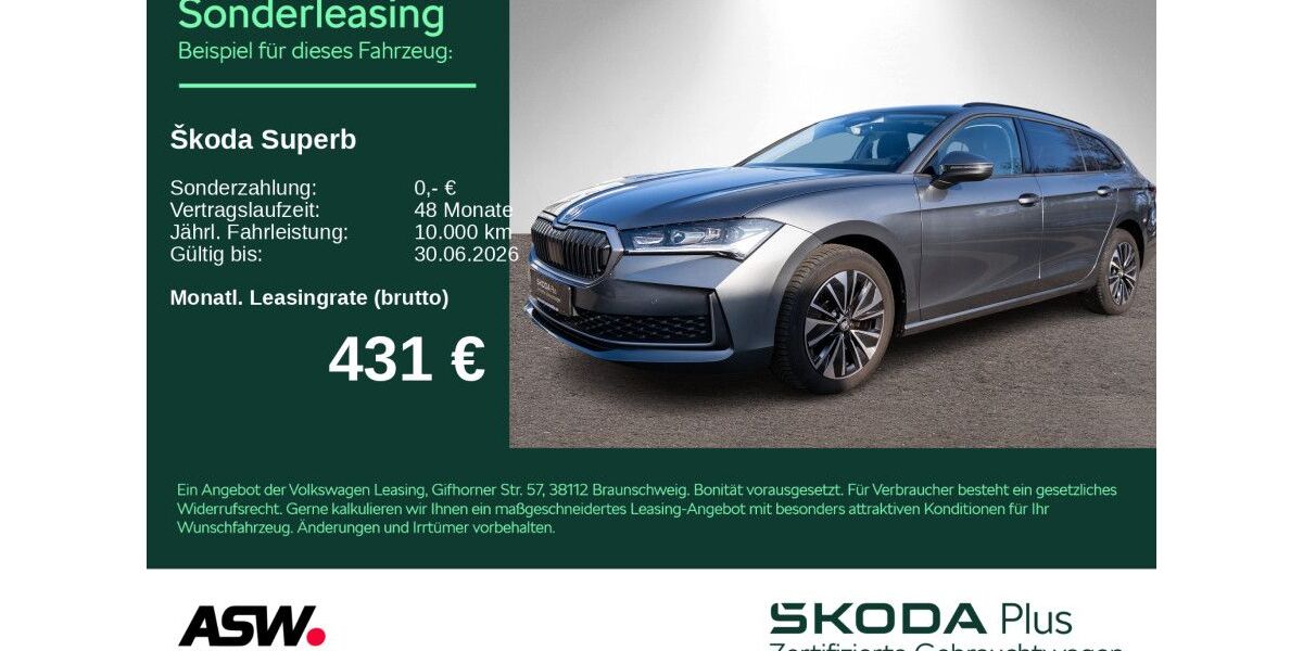 Skoda Superb 24.300 km 42.860 &euro; Heilbronn 74076
