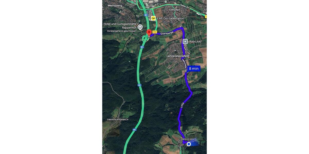 Erdgeschoßwohnung Untergruppenbach - 2.5 Zimmer, 83 m&sup2;, 900&euro; | Angebot:25645078