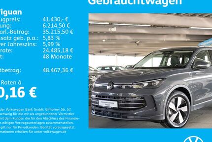 VW Tiguan 1.505 km 41.430 &euro; Stuttgart-Wangen 70188