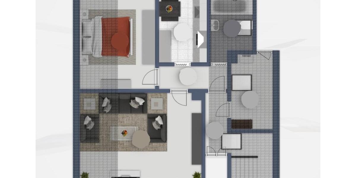 Etagenwohnung Wernau (Neckar) - 2 Zimmer, 54 m&sup2;, 870&euro; | Angebot:27541161