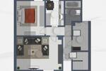 Etagenwohnung Wernau (Neckar) - 2 Zimmer, 54 m&sup2;, 870&euro; | Angebot:27541161