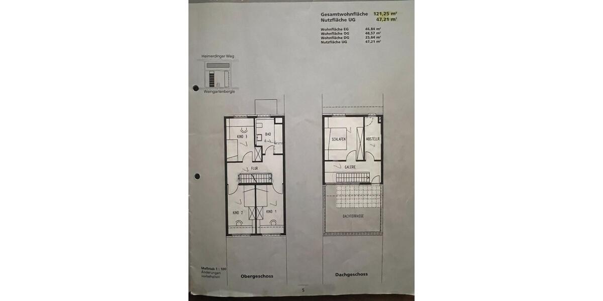Reihenhaus Stuttgart Stuttgart-West - 6 Zimmer, 121 m&sup2;, 645.000&euro; | Angebot:25237445
