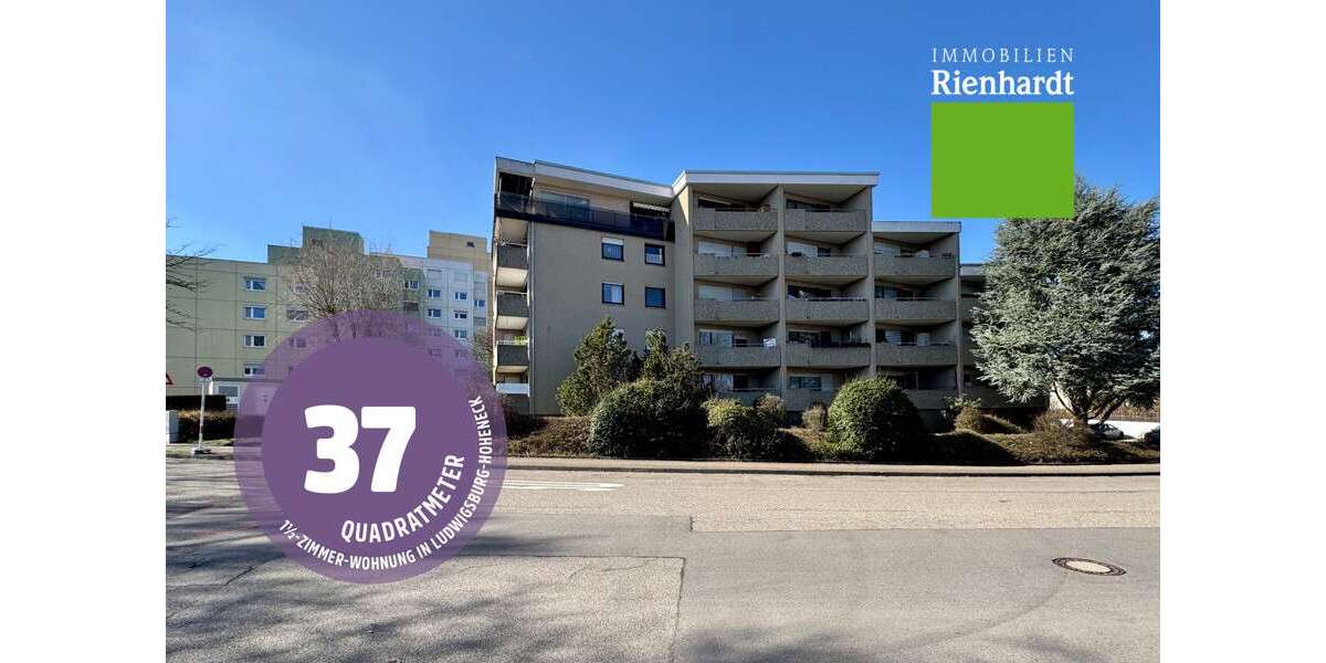 Etagenwohnung Ludwigsburg Hoheneck - 1 Zimmer, 37 m&sup2;, 114.000&euro; | Angebot:25929320