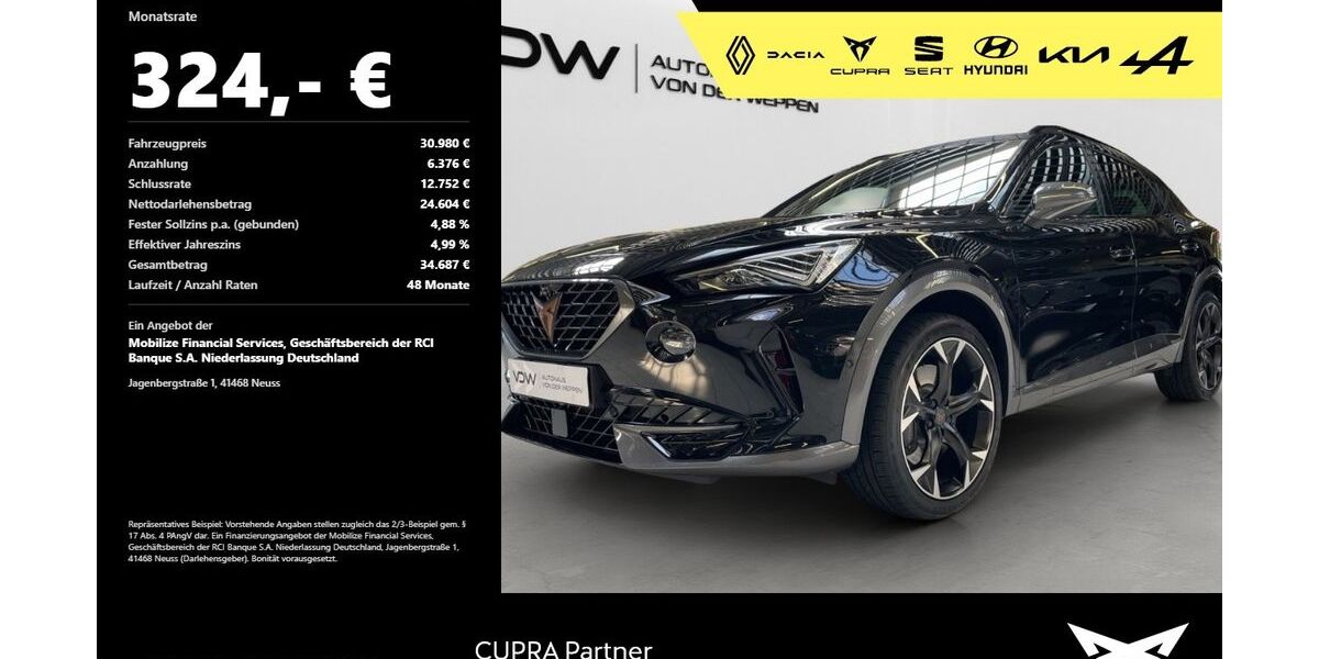 Cupra Formentor 49.550 km 30.980 &euro; Heilbronn 74076