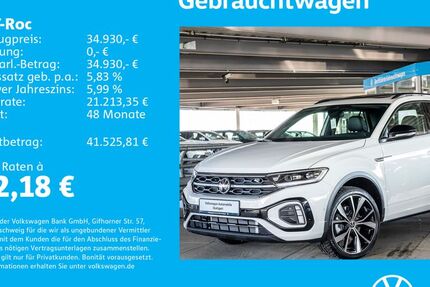 VW T-Roc 1.505 km 34.630 &euro; Stuttgart-Wangen 70188
