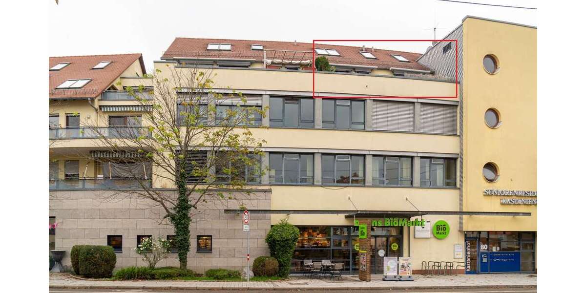Etagenwohnung Stuttgart-Möhringen Möhringen - 4 Zimmer, 83 m&sup2;, 1.650&euro; | Angebot:27222590