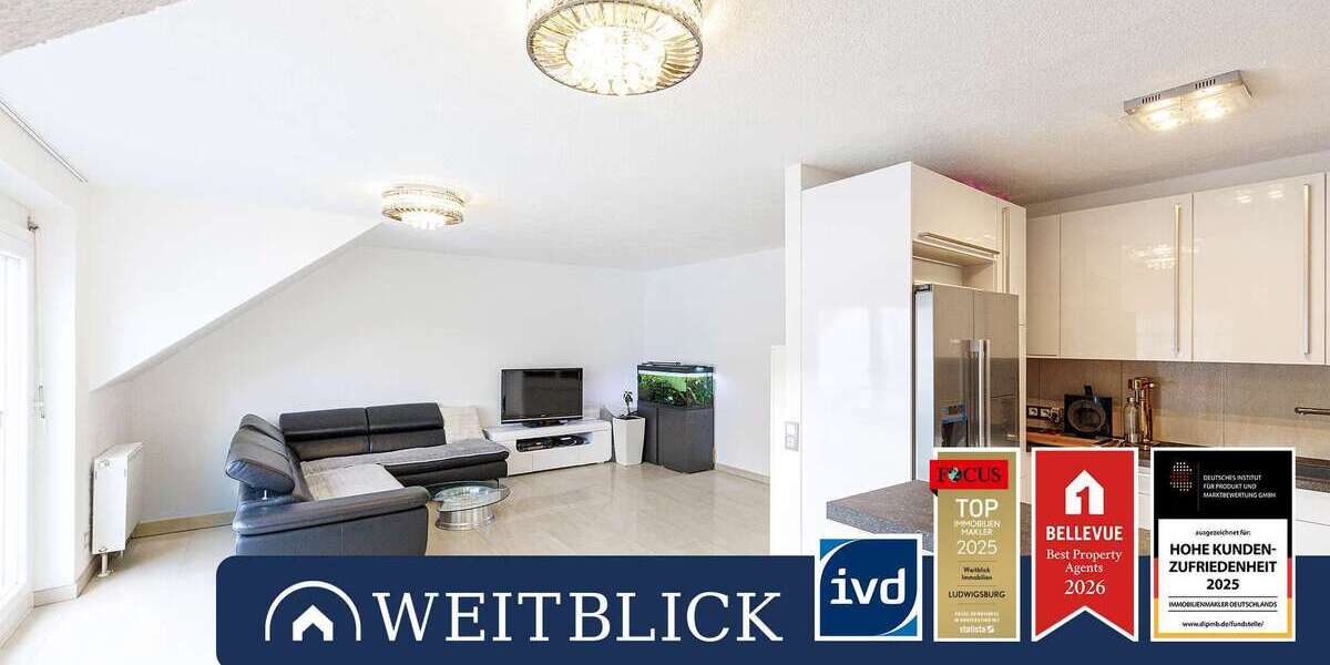 Etagenwohnung Stuttgart Feuerbach - 3.5 Zimmer, 90 m&sup2;, 449.000&euro; | Angebot:25858165