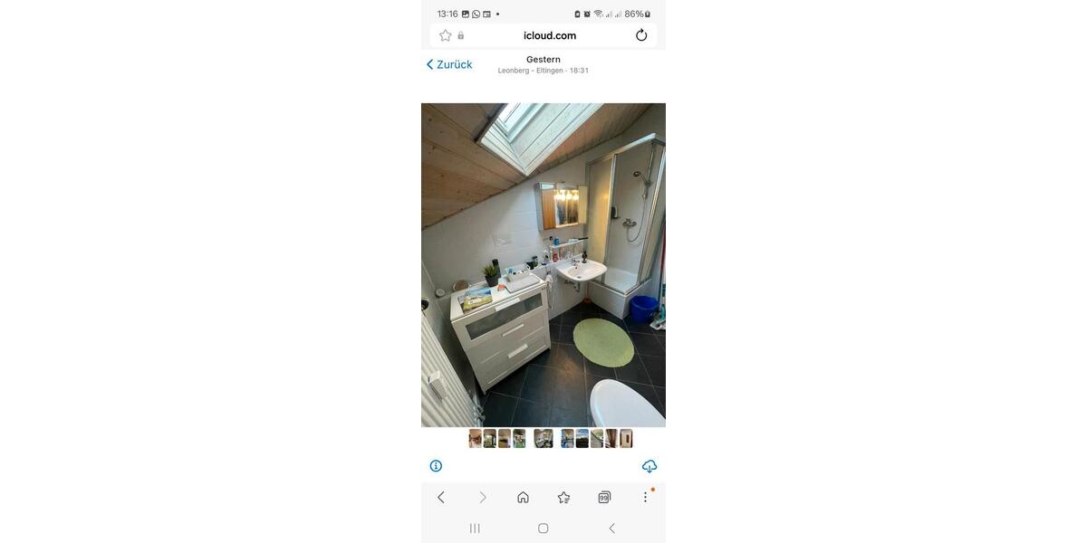 Dachgeschoßwohnung Leonberg - 2 Zimmer, 56 m&sup2;, 950&euro; | Angebot:27570579