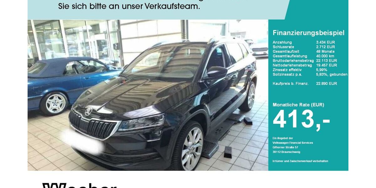 Skoda Karoq 65.111 km 22.890 &euro; Weil der Stadt 71263