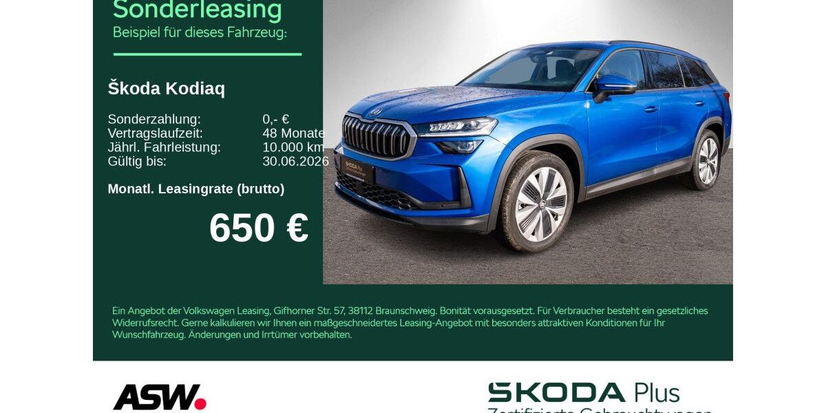 Skoda Kodiaq 19.900 km 54.930 &euro; Heilbronn 74076