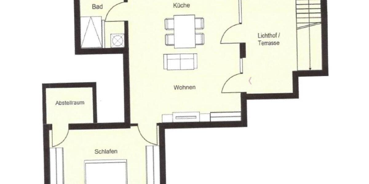 Etagenwohnung Sindelfingen Darmsheim - 2 Zimmer, 56 m&sup2;, 950&euro; | Angebot:25892380
