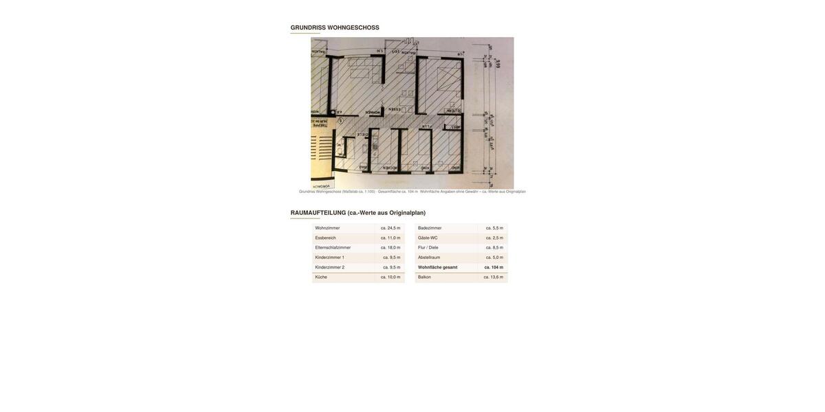Etagenwohnung Wendlingen am Neckar - 4.5 Zimmer, 104 m&sup2;, 398.000&euro; | Angebot:27195194