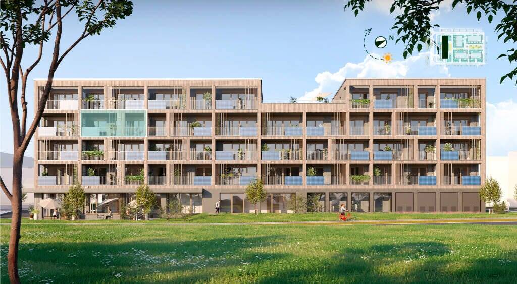 Etagenwohnung Ludwigsburg Ost - 2 Zimmer, 49 m&sup2;, 329.900&euro; | Angebot:25680135