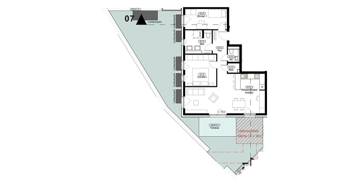 Erdgeschoßwohnung Remseck am Neckar - 3 Zimmer, 80 m&sup2;, 1.550&euro; | Angebot:26348643