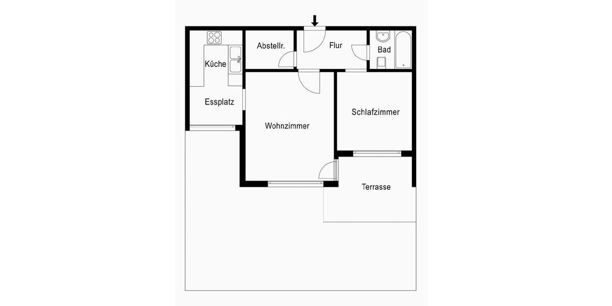 Etagenwohnung Bietigheim-Bissingen Bissingen - 2.5 Zimmer, 64 m&sup2;, 1.000&euro; | Angebot:27553693
