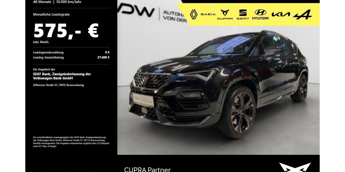 Cupra Ateca 21.300 km 39.980 &euro; Heilbronn 74076
