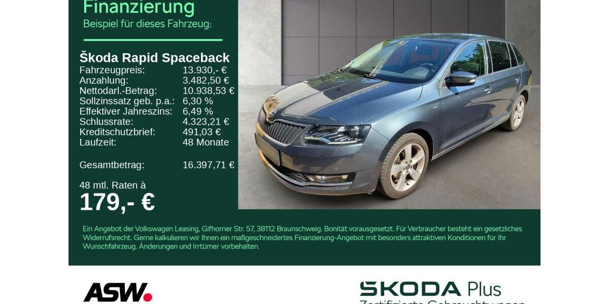 Skoda Rapid 62.300 km 13.930 &euro; Heilbronn 74076