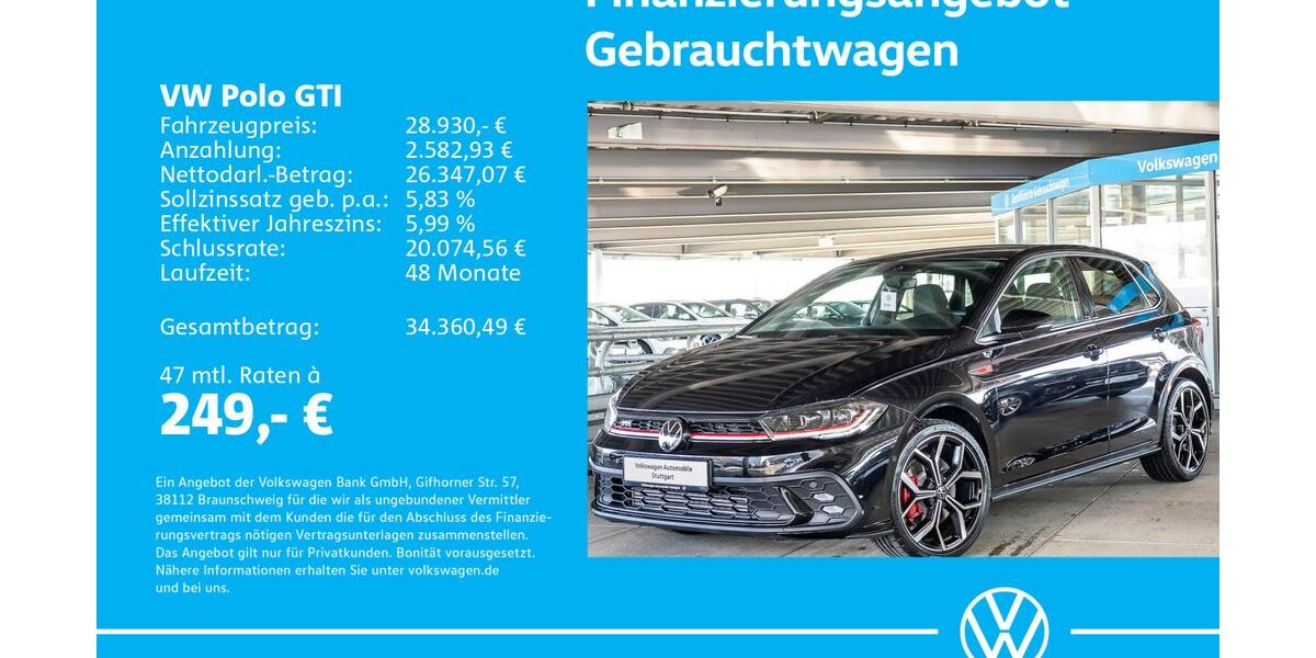 VW Polo 1.505 km 27.630 &euro; Stuttgart-Wangen 70188