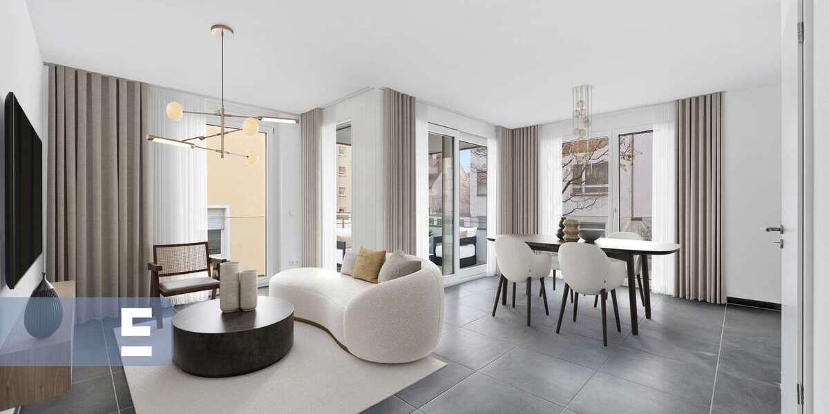 Etagenwohnung Heilbronn - 2 Zimmer, 60 m&sup2;, 392.000&euro; | Angebot:25367692