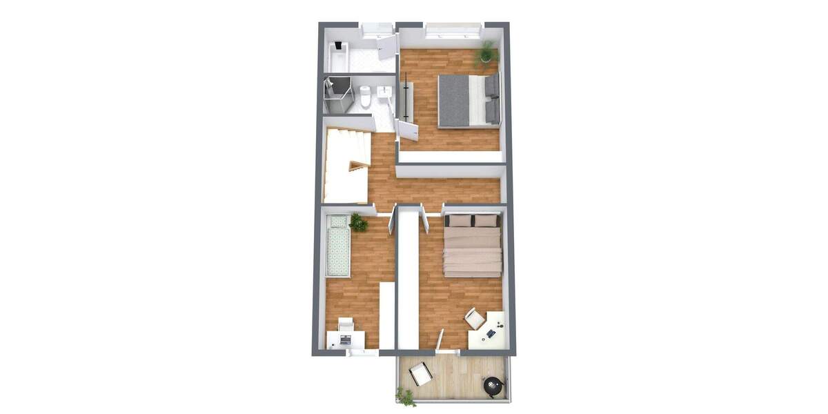 Reihenmittelhaus Plochingen - 4 Zimmer, 105 m&sup2;, 420.000&euro; | Angebot:25687305