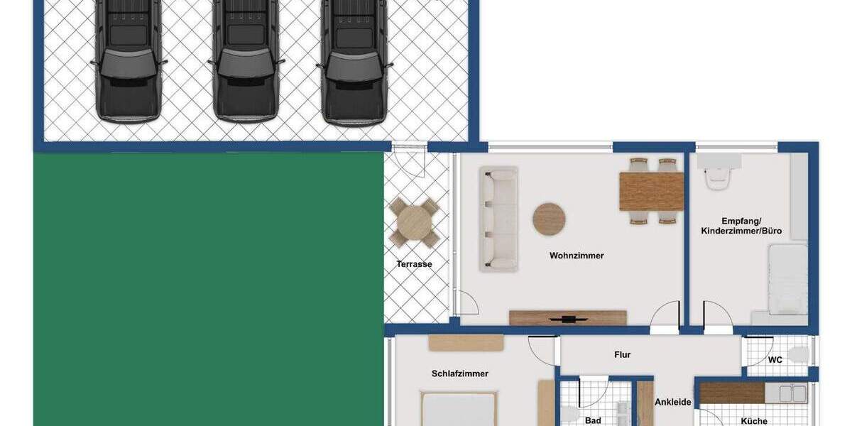 Etagenwohnung Stuttgart Bad Cannstatt - 3 Zimmer, 100 m&sup2;, 549.000&euro; | Angebot:25742440