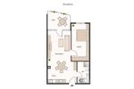 Hochparterre Ludwigsburg - 2 Zimmer, 55 m&sup2;, 955&euro; | Angebot:27587596